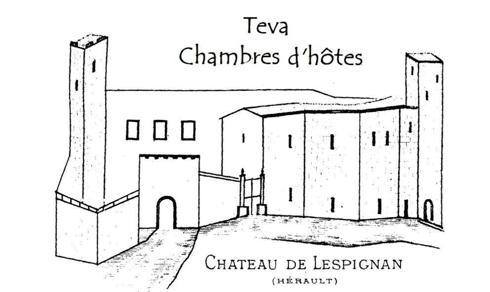 Teva Bed and Breakfast Lespignan Exteriör bild